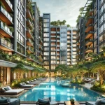 Luxurious apartments with swimming pool